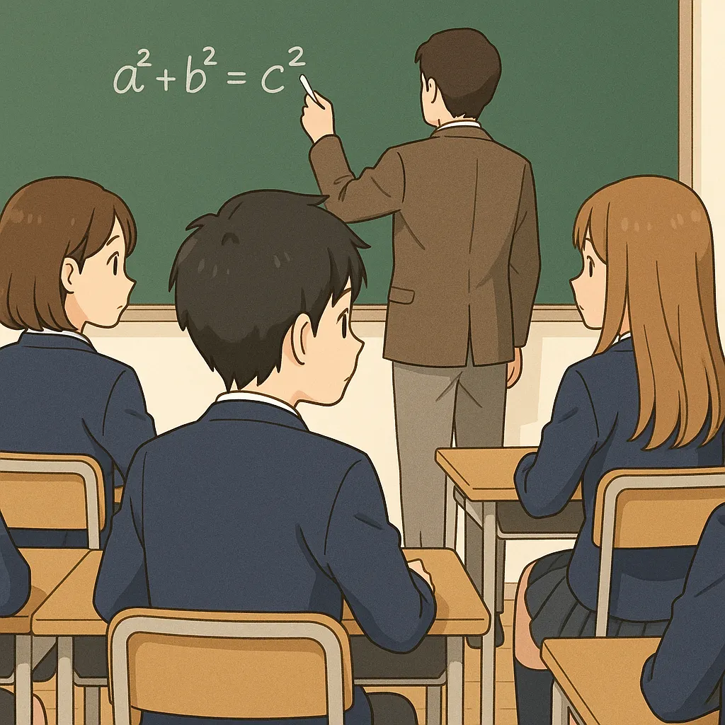 スクーリングのイメージ（教室での授業）